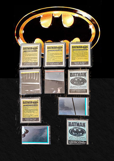 original 1989 batman the movie card lot - Thumbnail 2