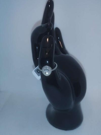 Gothic Aesthetic Signet Style Silver Ring - Thumbnail 3