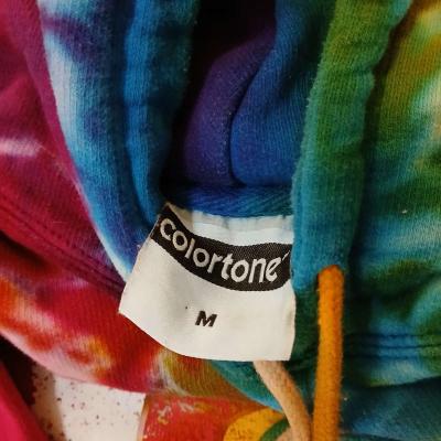 Colortone dyed rainbow hoodie - Thumbnail 3