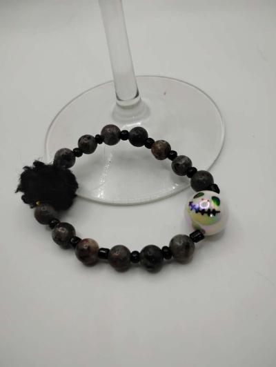Dude or Dudette Boho Funky Stretchy Bracelet - Thumbnail 2