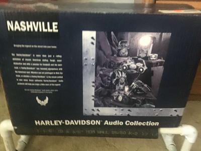 vintage Harley Davidson AM FM cassette radio - Thumbnail 3