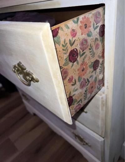 vintage wooden dresser - Thumbnail 2