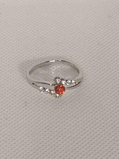Red White Silvery Ring - Thumbnail 4