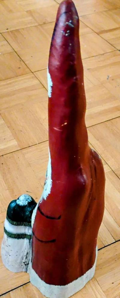 Hand painted Santa Claus  Snowman Cypress knee - Thumbnail 2