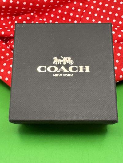 2043HCRA Beautiful Coach Classic Drop Ear Rings NWT In Origi - Thumbnail 4