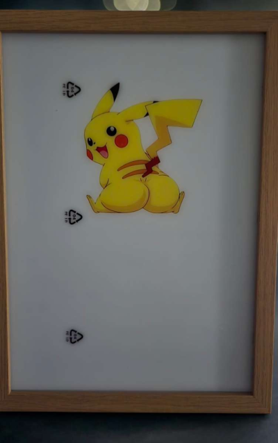 Thicc Pikachu Art Lamp