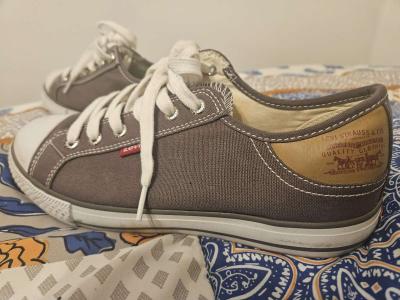 Levis Stan 80 Canvas Sneakers Gray Size 7 - Thumbnail 2