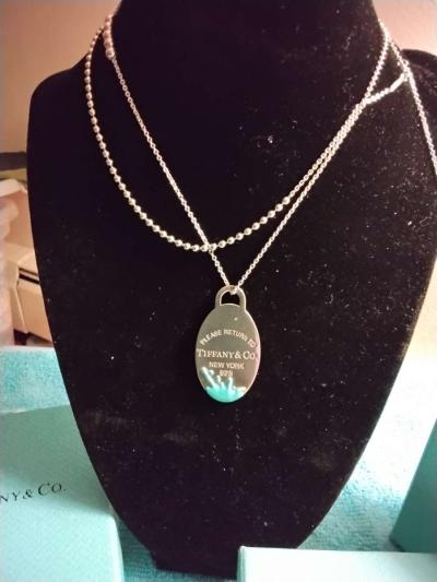 TIFFANYCO BLUE SPLASH NECKLACE - Thumbnail 3