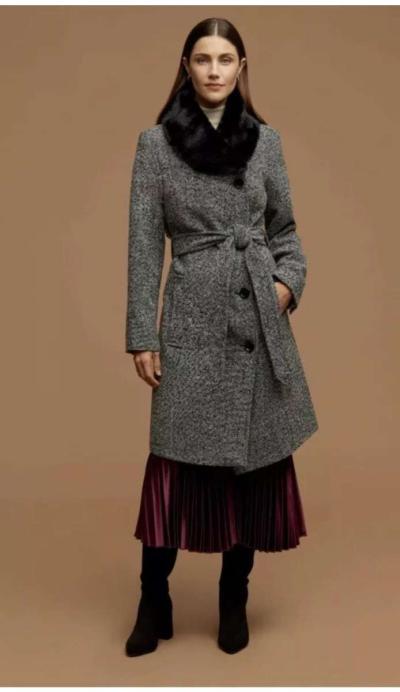 Vera Wang Faux Fur Scarf - Thumbnail 5