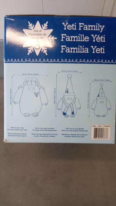 Christmas set of ensemble yeti family - Thumbnail 2