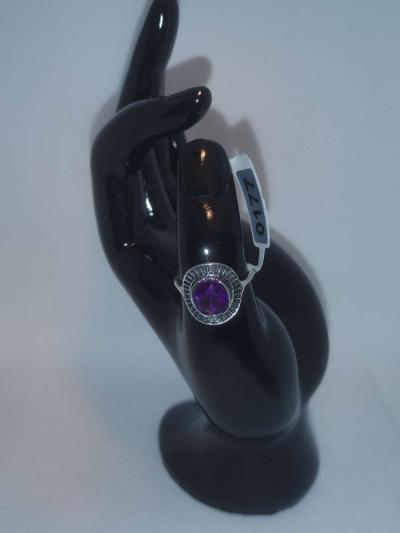 Purple Signet Ring - Thumbnail 3