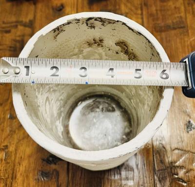 Cylindrical Textured Decorative Vase - Thumbnail 4