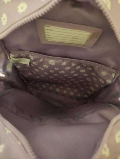 Girls Wonder Nation Purple and Flowers Backpack Set - Thumbnail 3