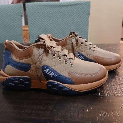 Air tan and blue unisex sneakers - Thumbnail 2