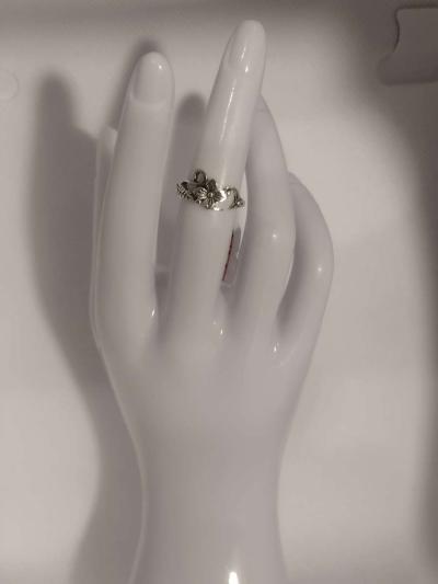 Silver Flower Ring - Thumbnail 2