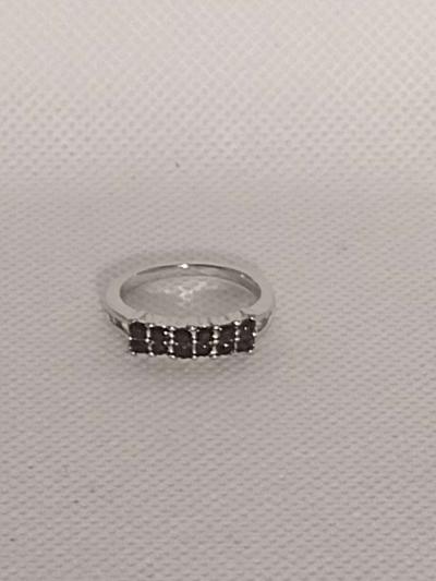 Black Twelve Silvery Ring - Thumbnail 4