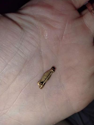 vintage CocaCola 10k yellow gold award pin - Thumbnail 2