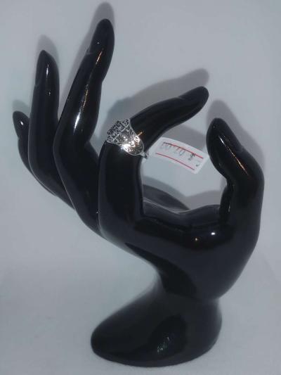 Palm Reader Silver Ring - Thumbnail 3