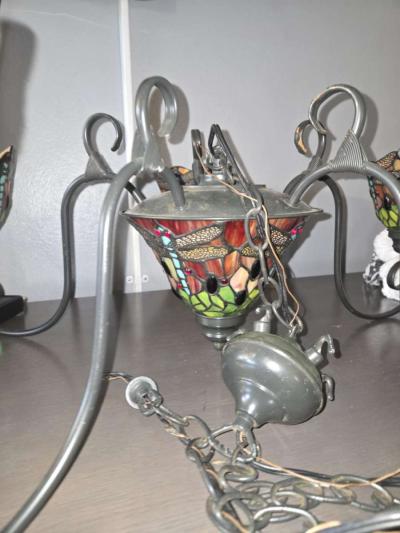 Tiffanys antique Chandelier and lamp shade - Thumbnail 2