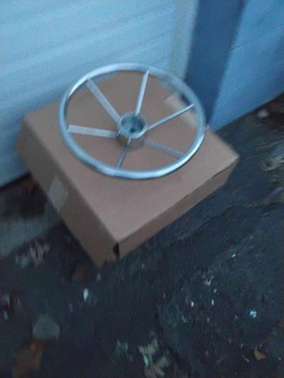 Nice Stainless Steel Steering Wheel 16 inch 6 Spoke Wheel - Thumbnail 3