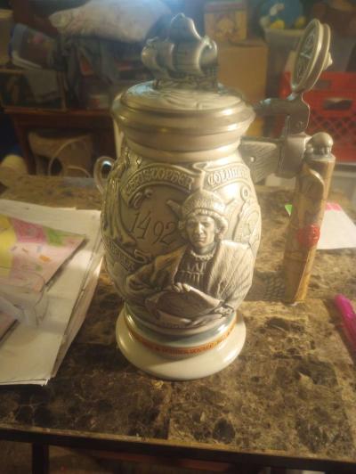 vintage Christopher Columbus Stein - Thumbnail 4