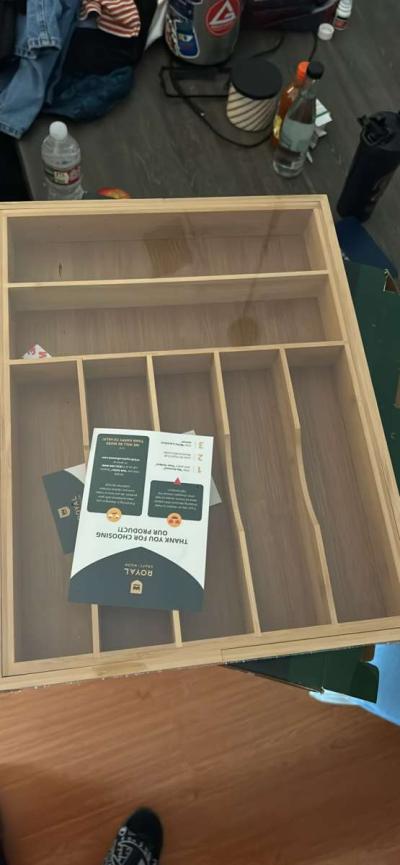 Premium Bamboo Silverware Organizer - Cypress, Texas