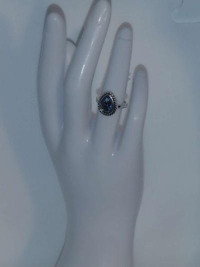 Blue Teardrop Ring - Thumbnail 2