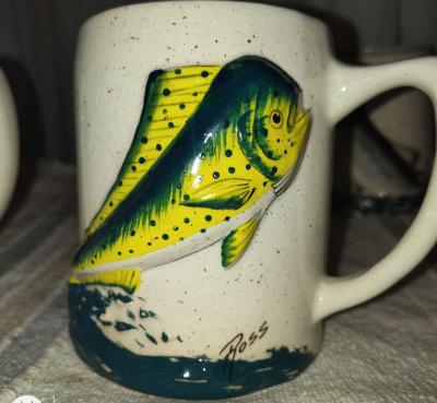 4 Vintage Ross Fis coffee mugs - Thumbnail 2