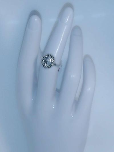 White Oval Signet Ring - Thumbnail 2