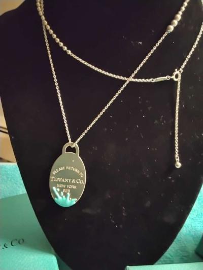 TIFFANYCO BLUE SPLASH NECKLACE - Thumbnail 6