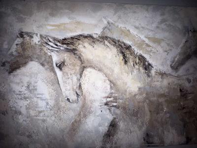 horses on the run painting - Thumbnail 3