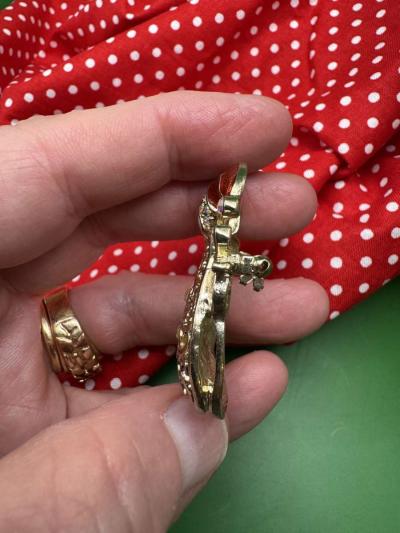 2039PTT High Quality New Enamel  Snowman With Shovel - Thumbnail 2