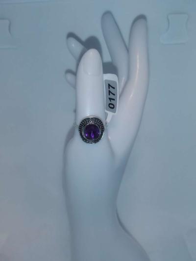 Purple Signet Ring - Thumbnail 2