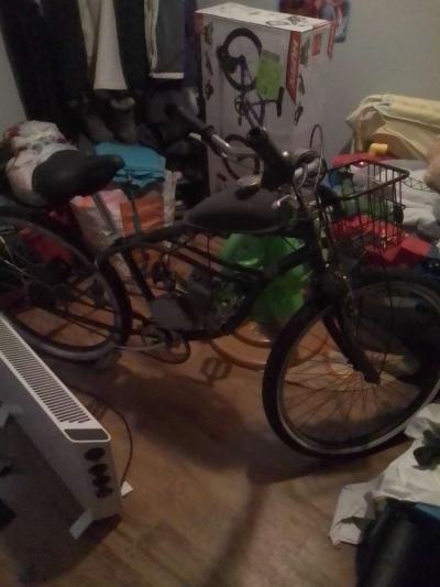 bicycle with motor to drive