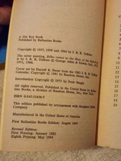 Lord of the Rings vintage books - Thumbnail 3