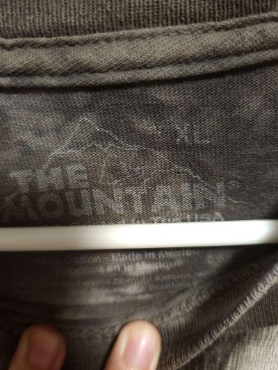 XL Womens The Mountain Gray Dog Shirt - Thumbnail 3