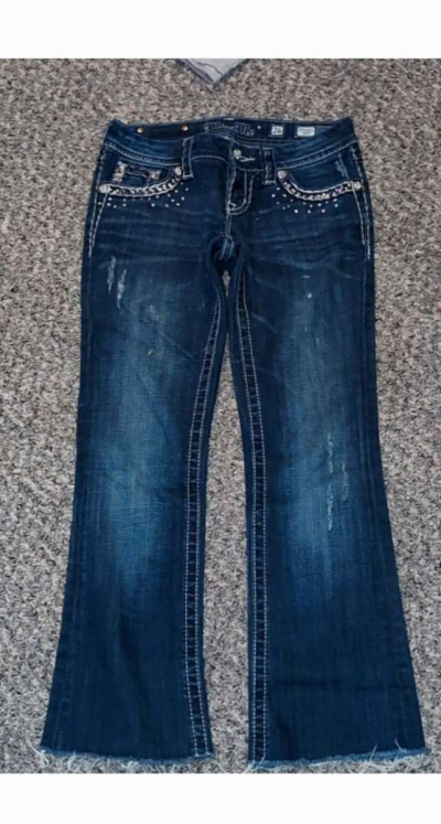 Miss me boot cut blue jeans