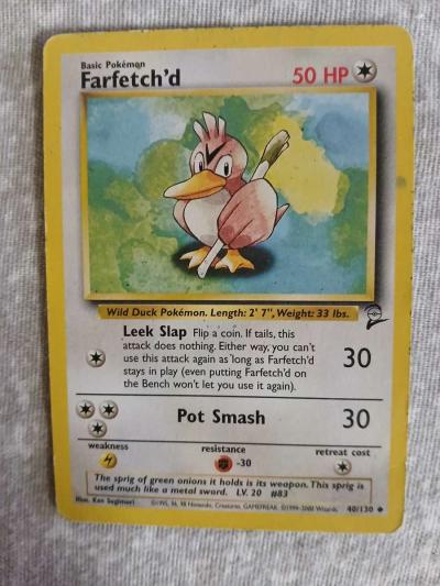 1995 vintage 7 Pokmon cards - Thumbnail 3