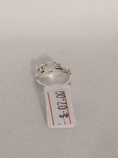 Bohemian Floral Design Silver Ring - Thumbnail 5