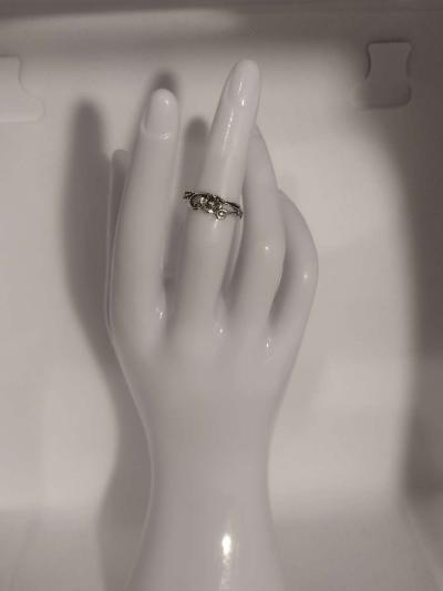 Bohemian Floral Design Silver Ring - Thumbnail 2