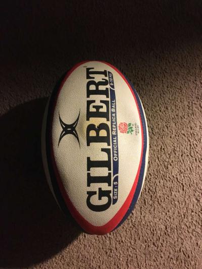 Brand new Gilbert rugby ball from England - Thumbnail 3
