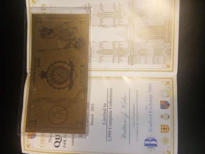 QUEENS BEAST 24K LEGAL TENDER WITH AUTHENTICITY - Thumbnail 4