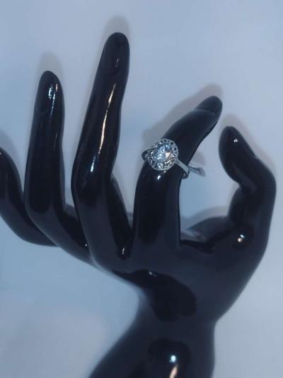 White Oval Signet Ring - Thumbnail 3