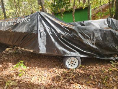 85 hp mercury outboard motor boat and trailer - Thumbnail 4