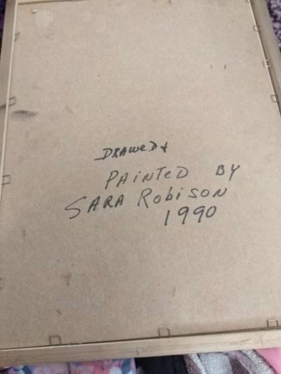 Jesus pic painted and drawer by Sara Robison year 1990 - Thumbnail 6