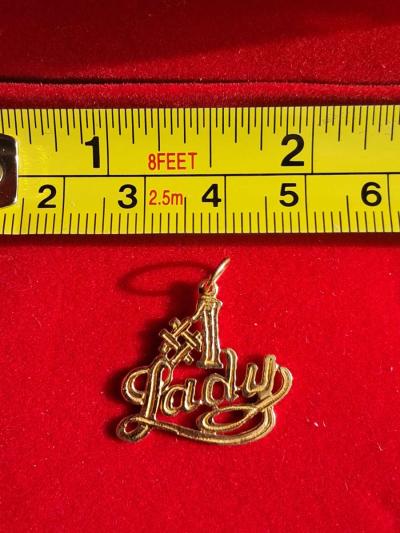 14K Yellow Gold Pendant - Thumbnail 3