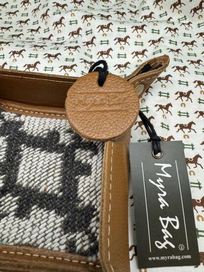 3001PAIH Leather Myra Bag Crown Azteca  Tray Coin Dice  Gift - Thumbnail 2