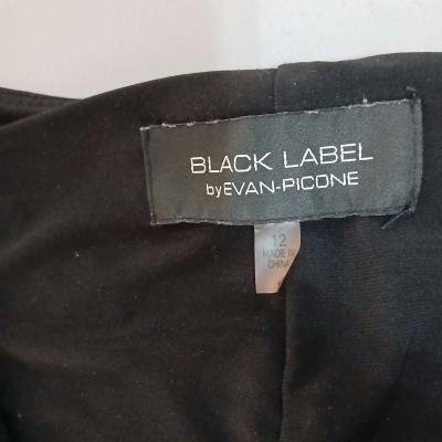 Black Label by Evan Picone Black dress size 12 - Thumbnail 4