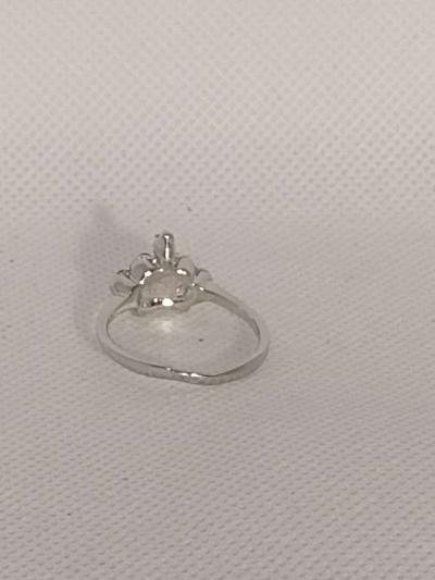 Blue Crown Silvery Ring - Thumbnail 5