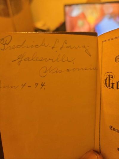 1886 german evangelical Lutheran hymnal - Thumbnail 4